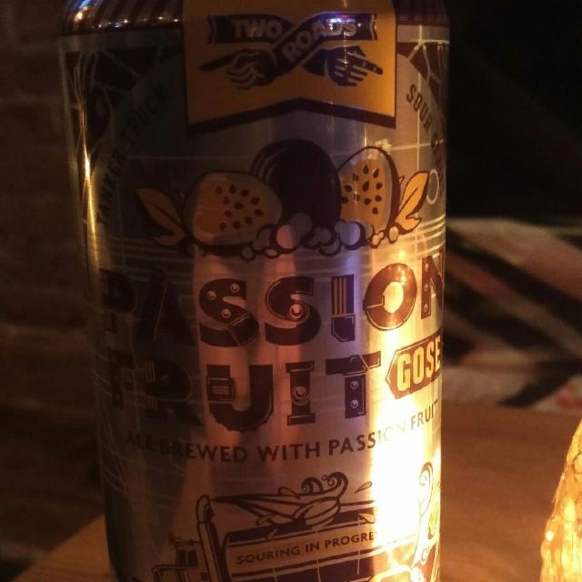Tanker Truck Series Passion Fruit Gose 5.2%, Two Roads Brewing Company, United States