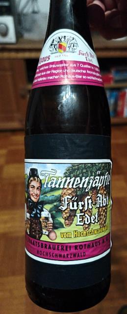 tannenzäpfle Fürst Abt Edel 5.8%, Badische Staatsbrauerei Rothaus, Germany