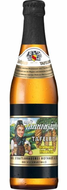 Tannenzäpfle Tafelbier 4.9%, Badische Staatsbrauerei Rothaus, Germany
