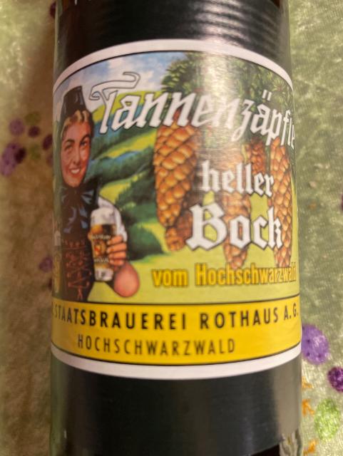 Tannenzäple Heller Bock 7.0%, Badische Staatsbrauerei Rothaus, Germany