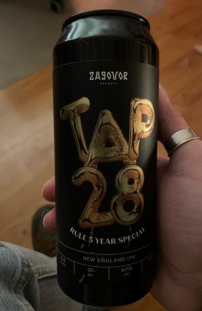 Tap 28 6.0%, Zagovor Brewery, Russia