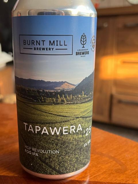 Tapawera '25 6.0%, Burnt Mill Brewery, England