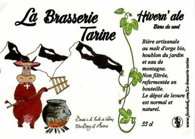 Tarine Hivern'Ale 6.0%, La Brasserie Tarine, France