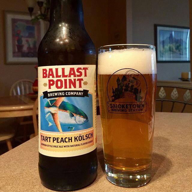Tart Peach Kölsch 5.2%, Ballast Point Brewing Company, United States