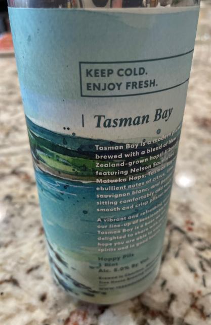 Tasman Bay 5.0%, Tree House Brewing Company, United States