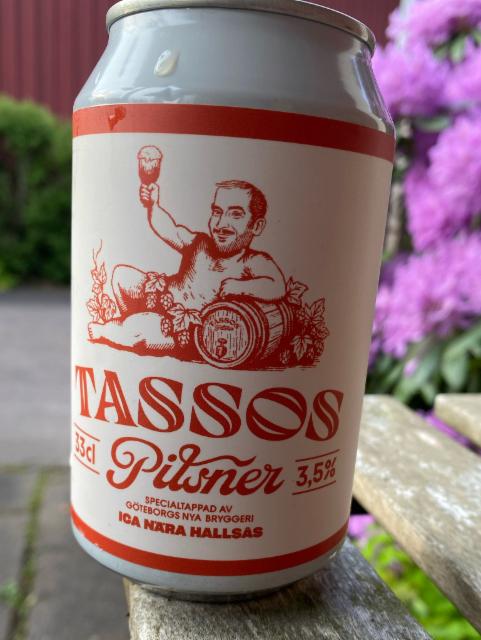 Tassos Pilsner 3.5 3.5%, Göteborgs Nya Bryggeri, Sweden