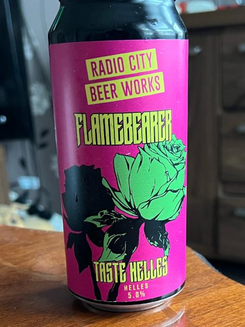 Taste Helles 5.0%, Radio City Beer Works, England