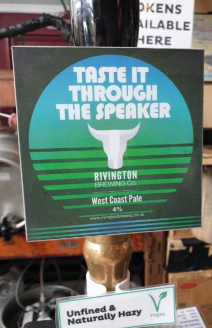 Taste It Through The Speaker 4.0%, Rivington Brewing Co., England