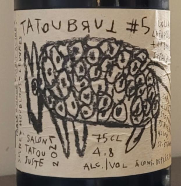 Tatoubrut #5 4.8%, La Brasserie Stéphanoise, France