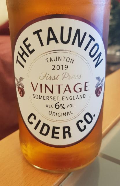 First Press Vintage 2019 6.0%, The Taunton Cider Co., England
