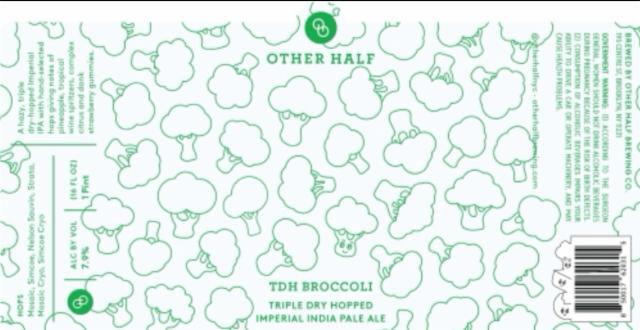 Tdh broccoli 7.9%, Other Half Brewing Co., United States