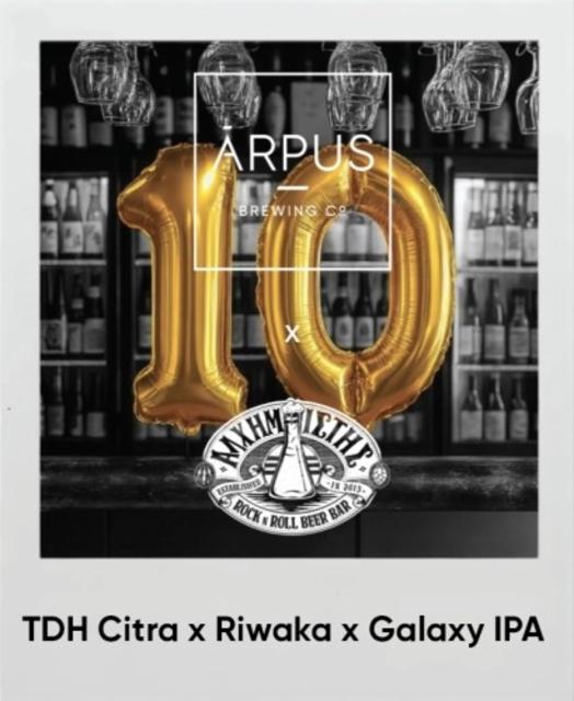 TDH Citra x Riwaka x Galaxy (Collab Alchimistis) 6.5%, Ārpus Brewing Co., Latvia