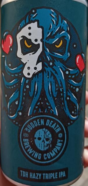 tdh hazy triple ipa, Sudden Death Brewing Co.