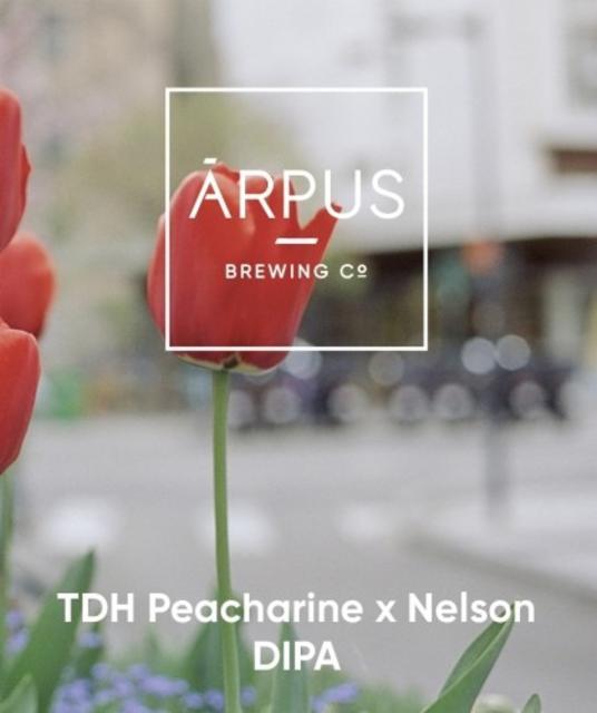 TDH Peacharine x Nelson DIPA 8.0%, Ārpus Brewing Co., Latvia