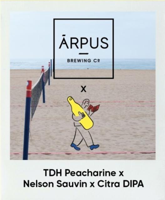 TDH Peacharine x Nelson Sauvin x Citra DIPA (Collab Break) 8.0%, Ārpus Brewing Co., Latvia