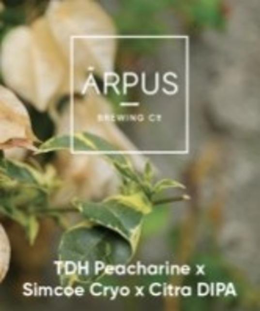 TDH Peacharine x Simcoe Cryo x Citra DIPA 8.0%, Ārpus Brewing Co., Latvia