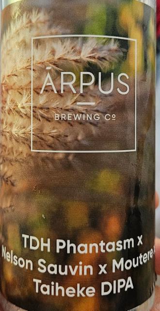 TDH Phantasm x nelson sauvin x motuere x taiheke 8.0%, Ārpus Brewing Co., Latvia
