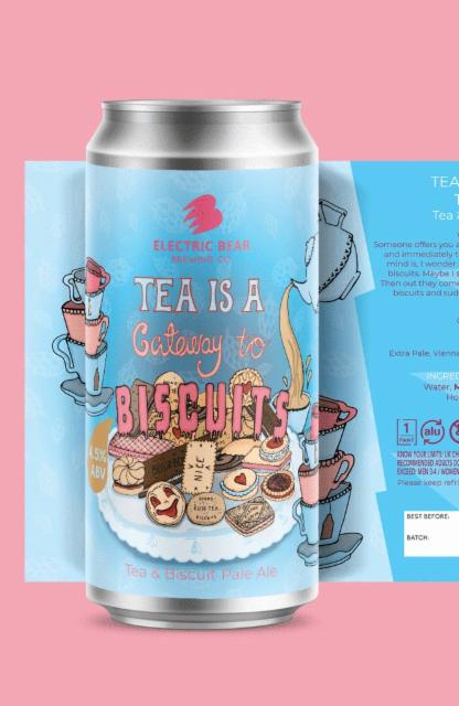 TEA & BISCUIT PALE ALE 4.5%, Electric Bear Brewing Co., England