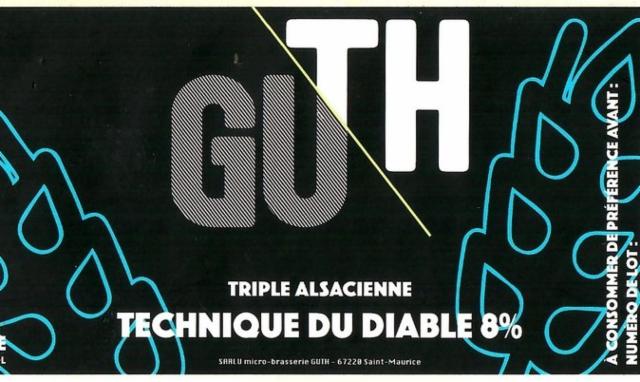 Technique Du Diable 8.0%, Microbrasserie Guth, France