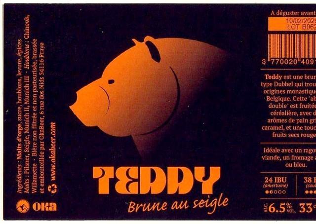 Teddy 6.5%, Brasserie Okabeer, France