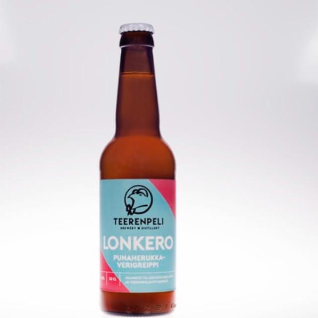 Lonkero Punaherukka-Verigreippi 5.5%, Teerenpeli Panimo & Tislaamo, Finland