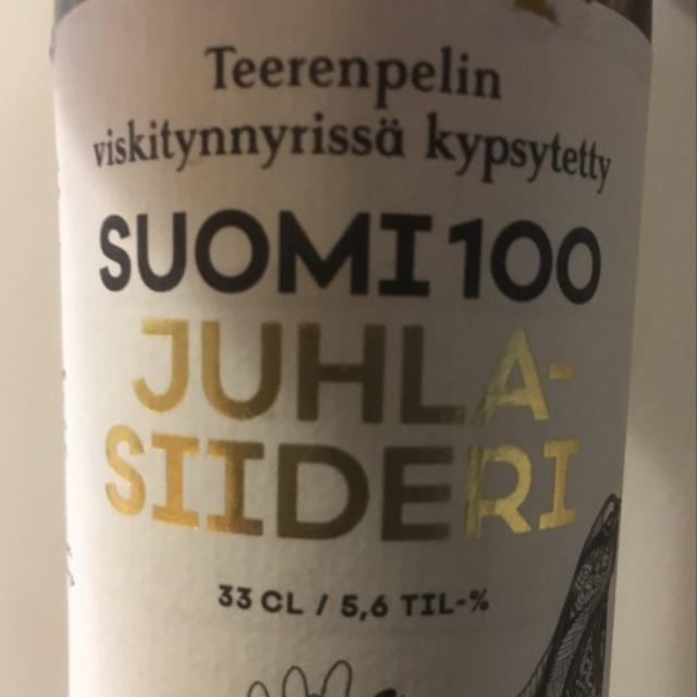 Suomi 100 Juhlasiideri 5.6%, Teerenpeli Panimo & Tislaamo, Finland