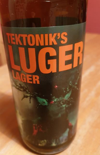 Tektonik's Luger Lager 4.8%, Tektonik Craft Brewery | Tektonik Kraft Pivovarna, Slovenia