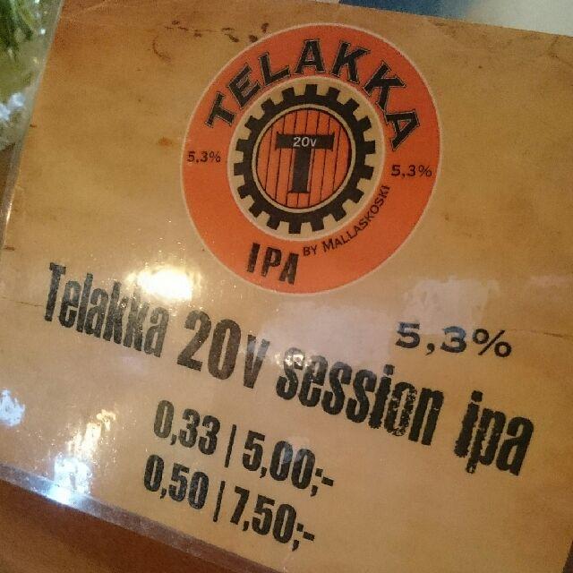 Telakka 20v Session IPA 5.3%, Mallaskosken Panimo, Finland