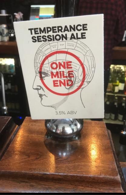 Temperance Session Ale 3.5%, One Mile End, England