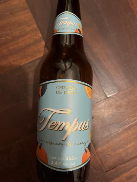 Tempus con cascara de naranja 3.4%, Primus, Mexico