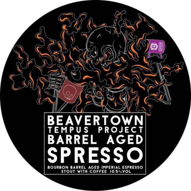 Tempus Project: Bourbon Barrel Aged Spresso 2018 10.5%, Beavertown Brewery, England