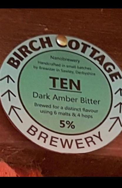 Ten 5.0%, Birch Cottage Brewery, England
