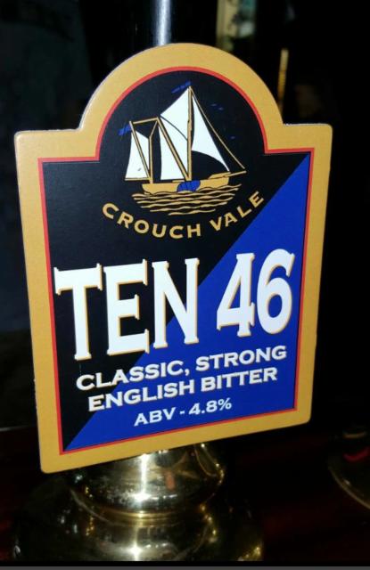 Ten 46 4.8%, Crouch Vale Brewery, England