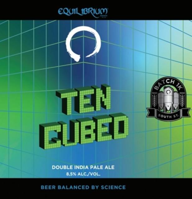 Ten Cubed 8.5%, Equilibrium Brewery, United States