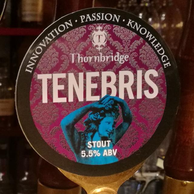 Tenebris 5.5%, Thornbridge Brewery, England