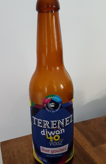 Terenez Diwan 40 ans 5.0%, La Brasserie Du Bout Du Monde, France