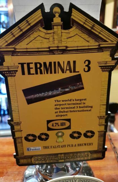 Terminal 3 4.7%, Falstaff Brewery, England