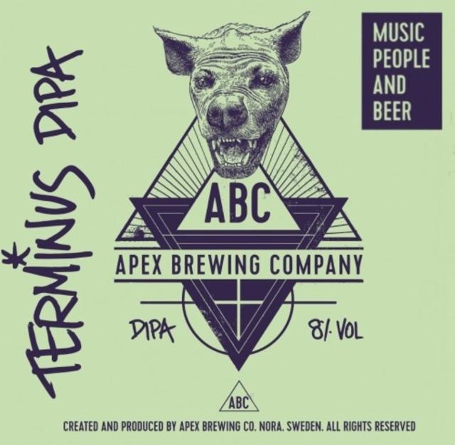 Terminus DIPA 8.5%, Apex Brewing Company, Sweden