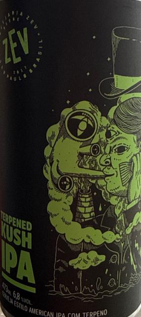 Terpened Kush IPA 6.8%, Cervejaria ZEV, Brazil