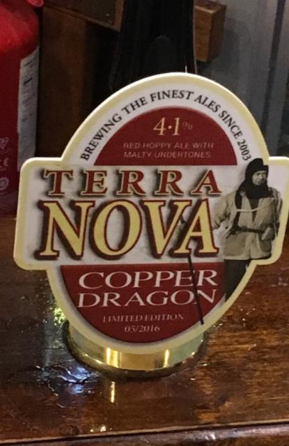 Terra Nova 4.1%, Copper Dragon Brewery, England