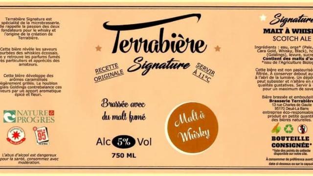 Terrabière Signature Malt à Whisky, Terrabière