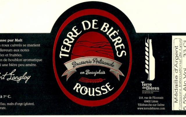Terre De Bières Rousse, Terre De Bières