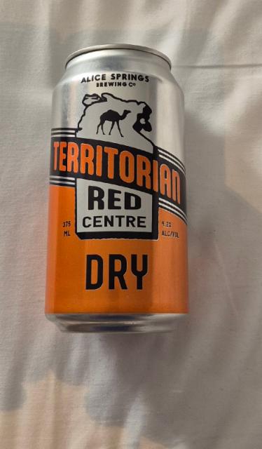 territorian red centre dry, Alice Springs Brewing Company
