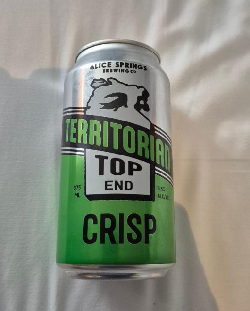 territorian top end crisp, Alice Springs Brewing Company