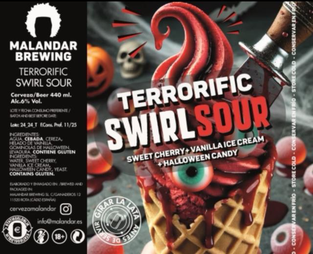 Terrorific swirl sour 6.0%, Malandar, Spain