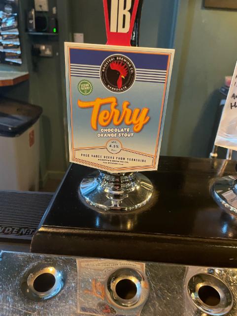 Terrys chocolate orange stout 4.5%, Rooster's Brewing Co., England