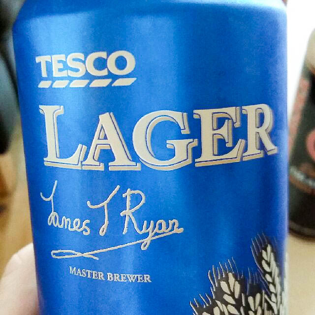 Tesco Lager 4.0%, Tesco, England