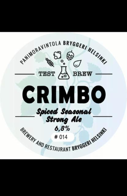 Test Brew #014: Crimbo 6.8%, Helsinki Bryggeri Brewhouse (Royal Unibrew), Finland
