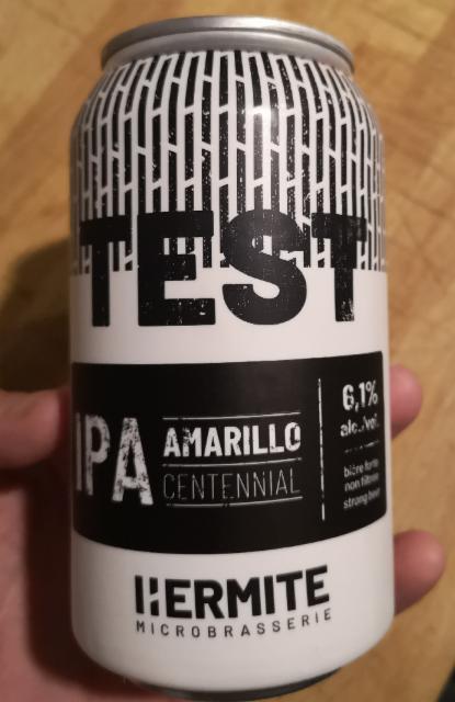 Hermite Test IPA 6.1%, Microbrasserie L'Hermite, Canada