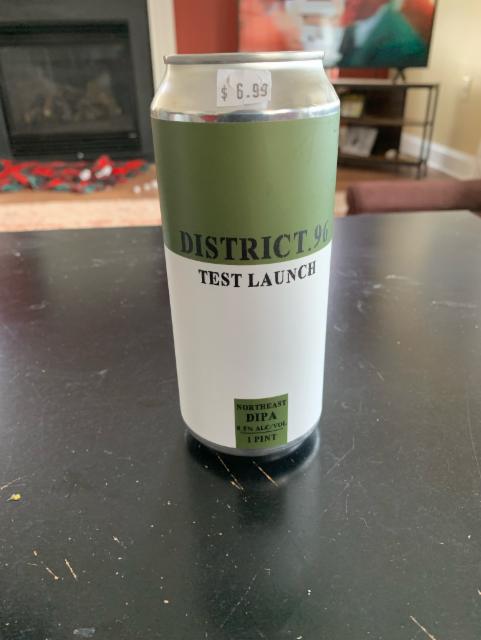 Test Launch 8.5%, District 96 Beer Factory, United States